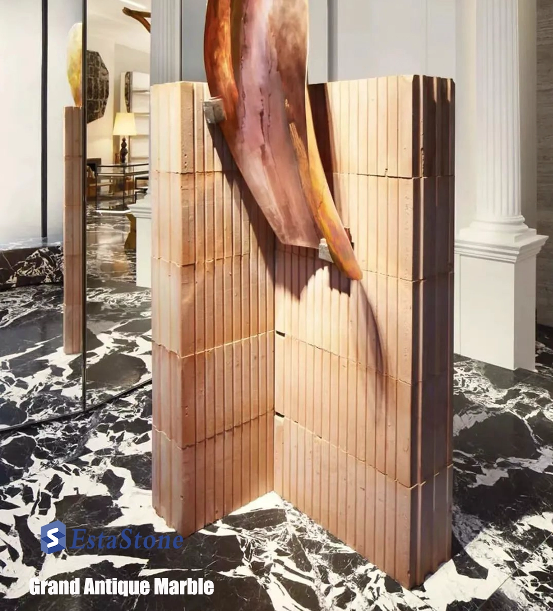 Noir Grand Antique Marble Tiles For Store Lobby Esta Stone Noir Grand Antique Marble Tiles For Store Lobby Esta Stone
