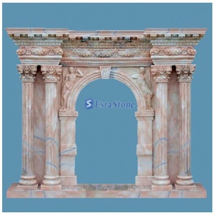 pink-marble-fireplace56005489091 Rosa Marmor-Kamin