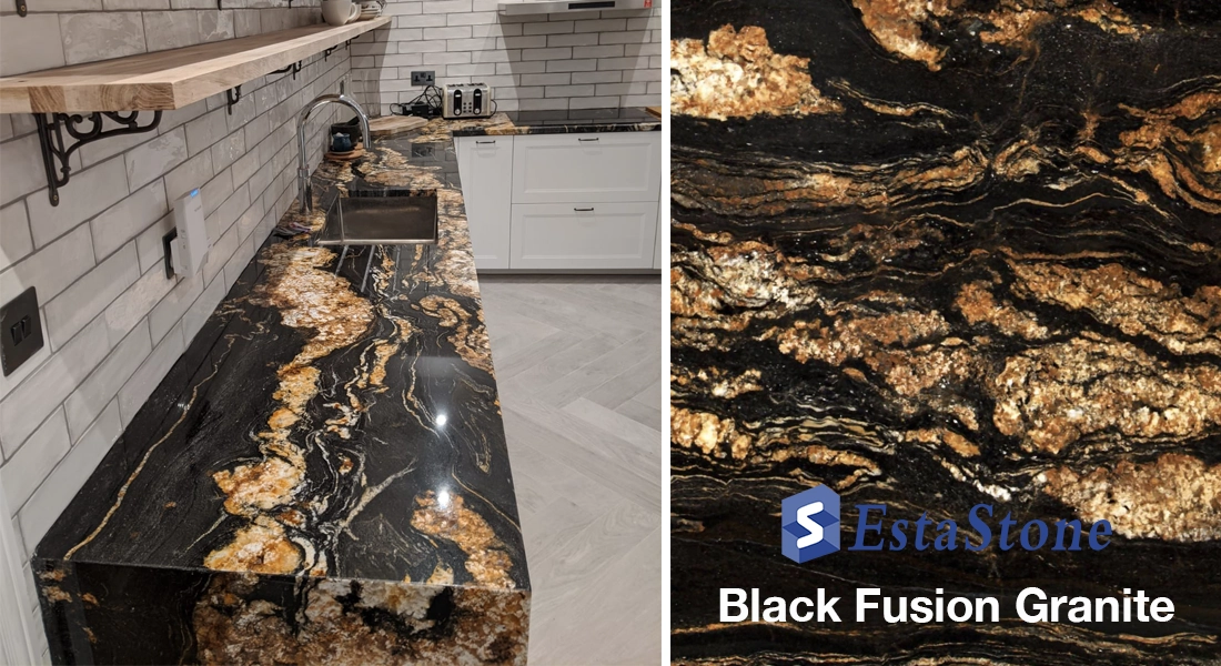 Black Fusion Granite Kitchen Worktops Esta Stone Black Fusion Granite Kitchen Worktops Esta Stone