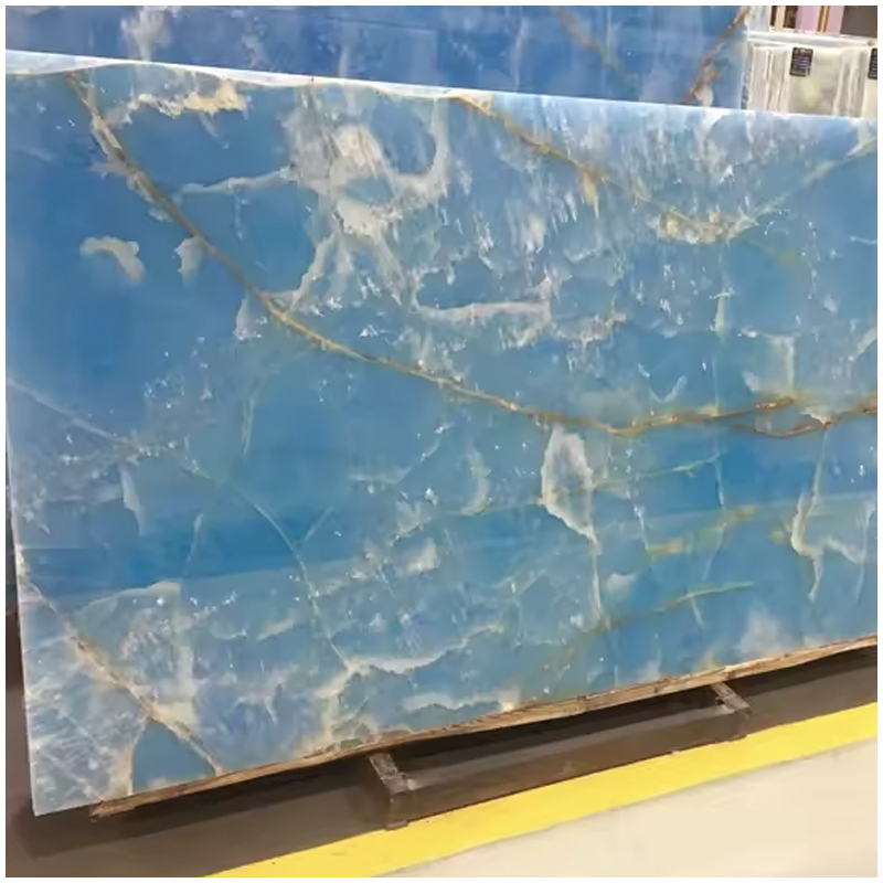 Blaue Onyx-Platte Blaue Onyx-Platte