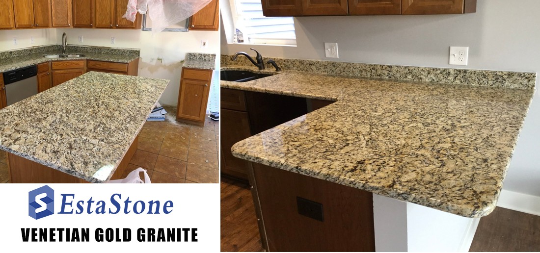 Factory granite countertops on kitchen Factory granite countertops on kitchen