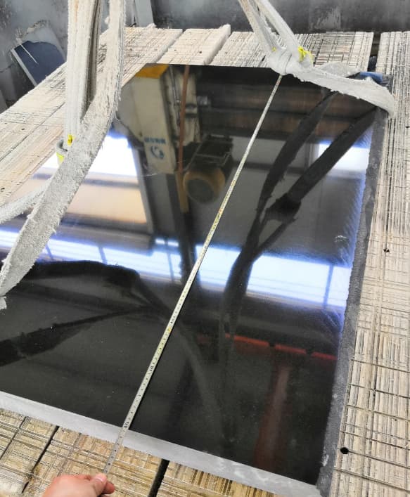 Mongolia Black Granite Premium Stone Slabs Mongolia Black Granite Premium Stone Slabs