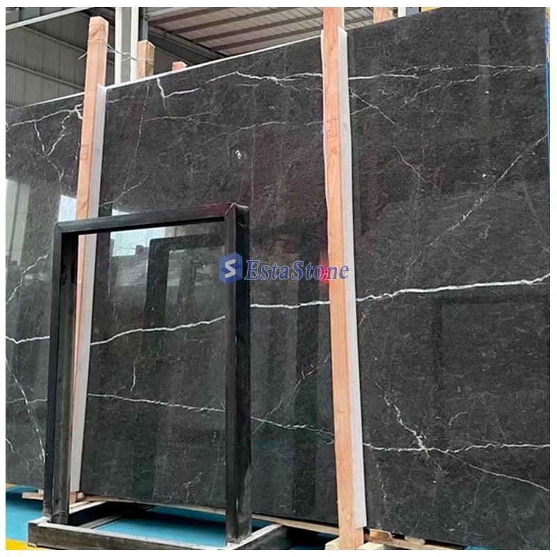 Чёрный мрамор Nero Marquina — камень