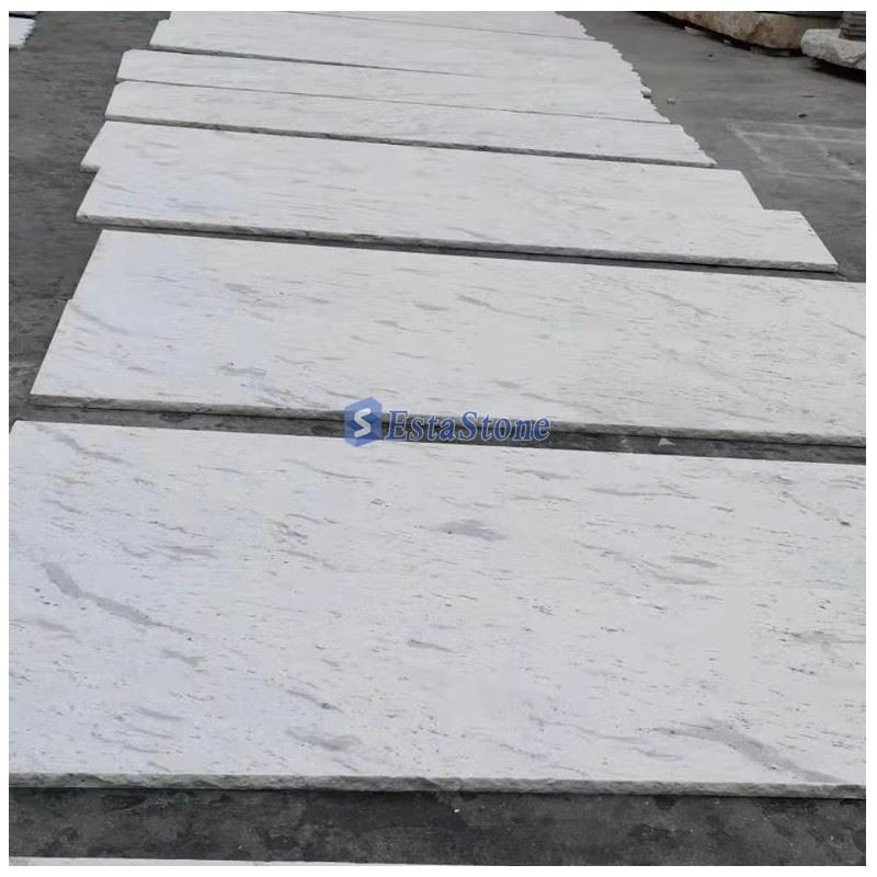 Bancadas de granito branco Lanka Andromeda Lajes