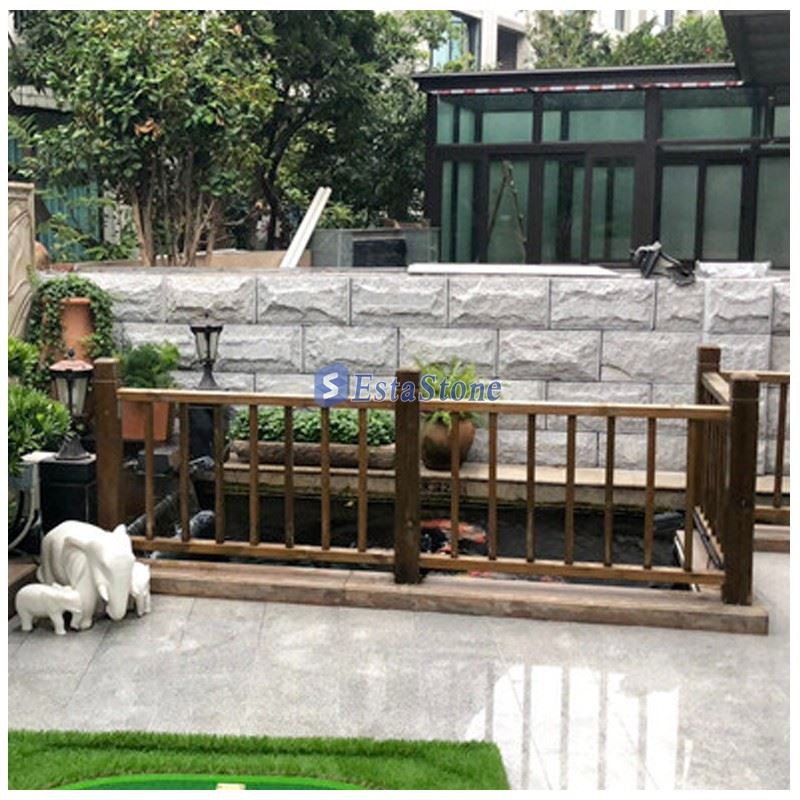 Серая гранитная наружная облицовочная плитка для стен