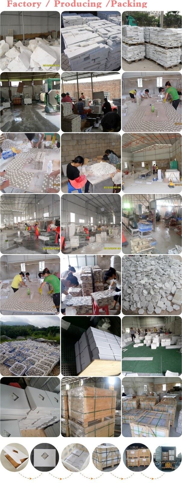 Továreň na výrobu a spracovanie mramorovej mozaiky