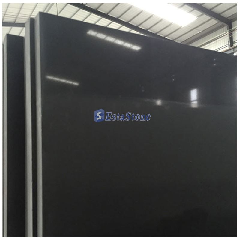 Pure Black Quartz Stone