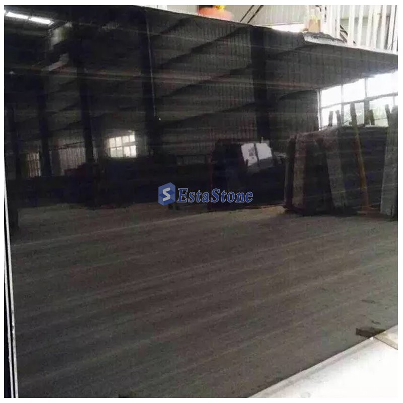 ब्लैक सर्पेगिएंटे मार्बल स्लैब