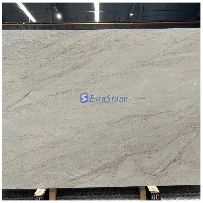 화이트 머스탱 규암 석판