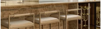 Taj Mahal Quartzite Kitchen Waterfall Countertops Projeects Esta Stone