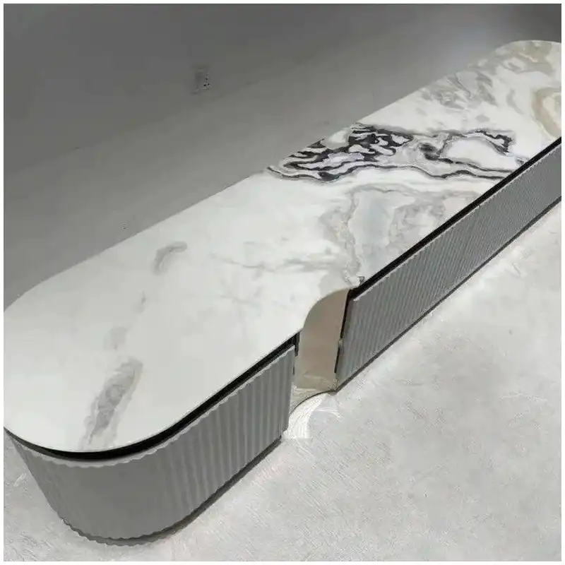 Fendi White Marble Table for Home and Villa Fendi White Marble dining table in a residential villa interior design