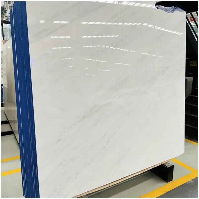 Polished Oriental White Marble Slabs Polished Oriental White Marble Slabs