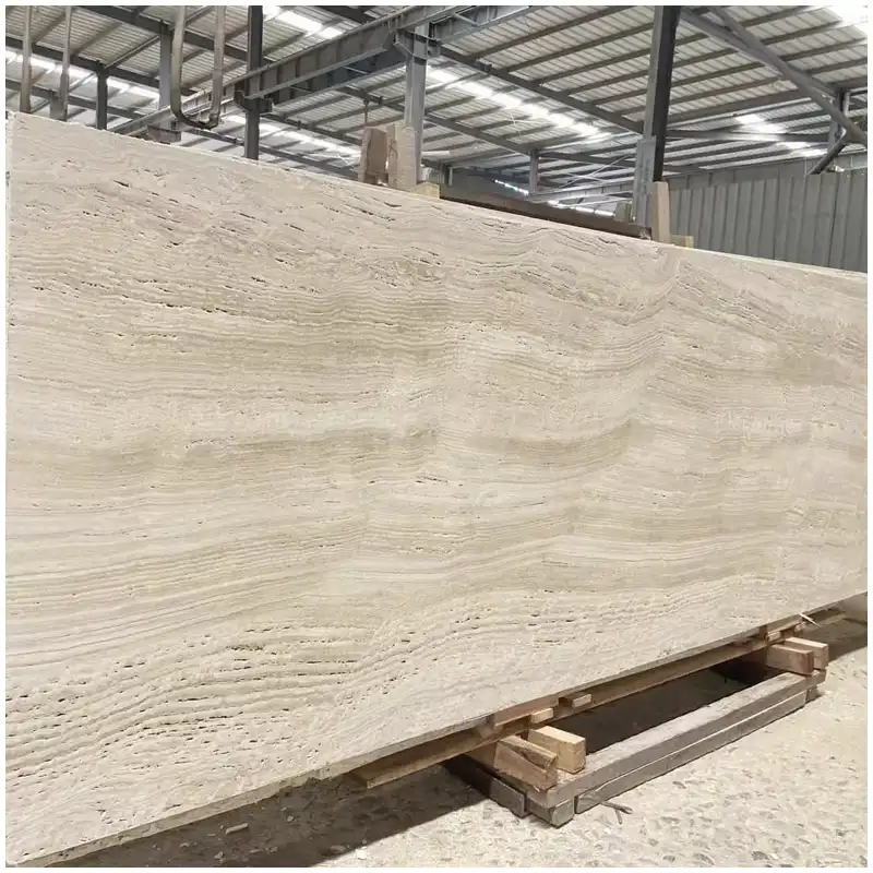 Super White Travertine Blocks Slab Super White Travertine Blocks Slab