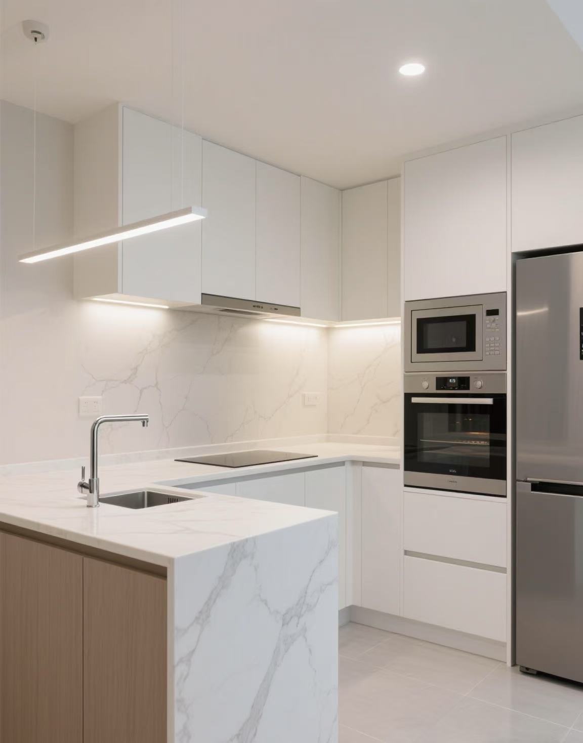 Carrara White Kitchen Carrara White Kitchen