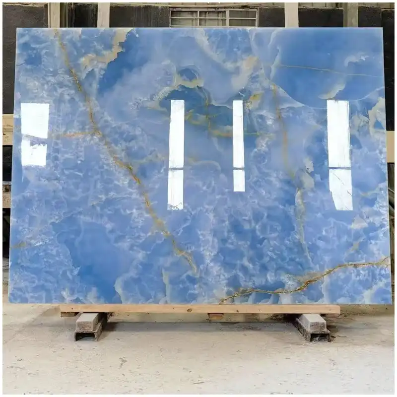 Blue Jade Onyx Polished Slab Blue Jade Onyx Polished Slab