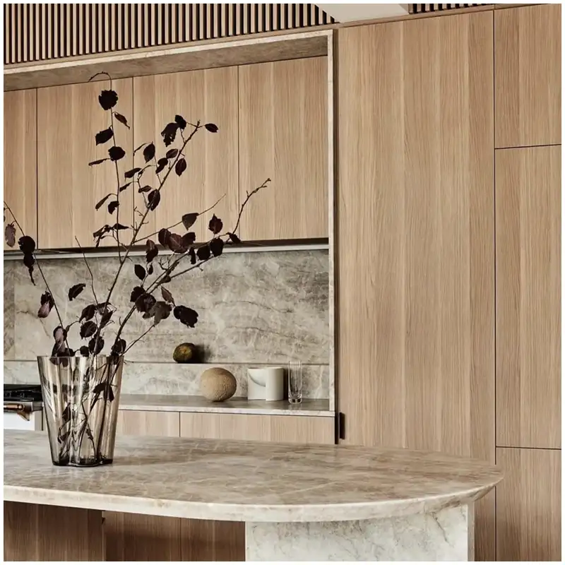 Taj Mahal kwartsiet keukenaanrechtbladen 2026 ontwerpen