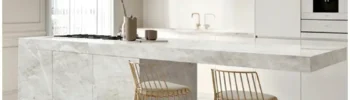Taj Mahal Quartzite Luxury Kitchen Projects of Villas