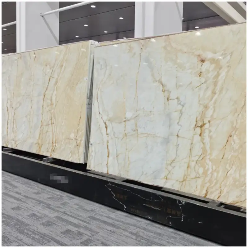 Calacatta Oro Vagli Marble jumbo slabs at stone warehouse Calacatta Oro Vagli Marble jumbo slabs at stone warehouse