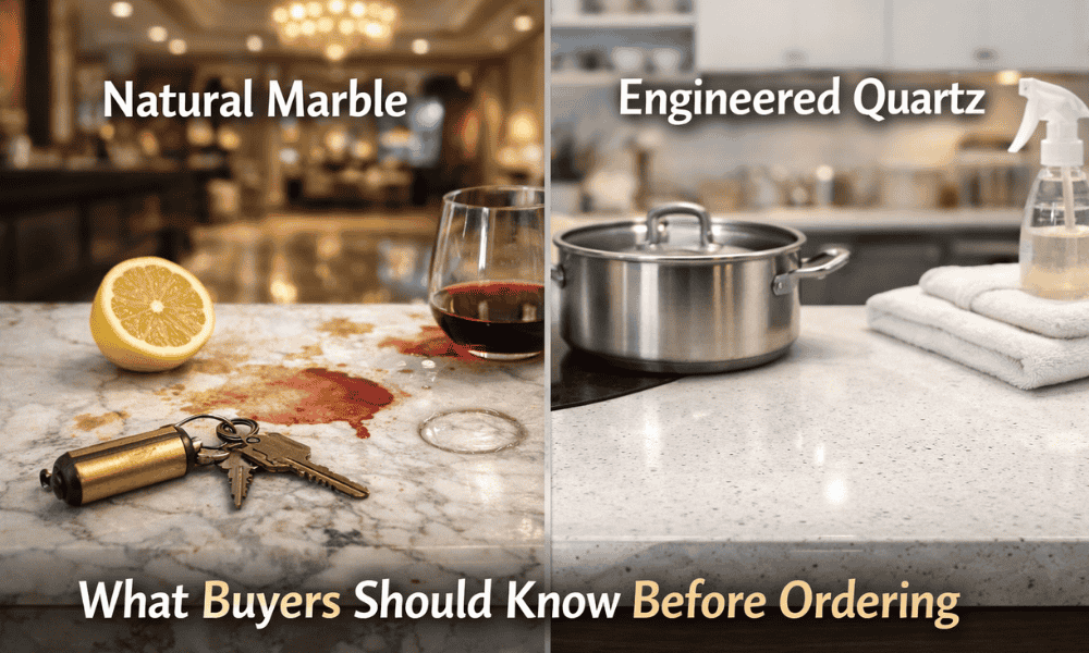 الرخام الطبيعي، الكوارتز المهندس