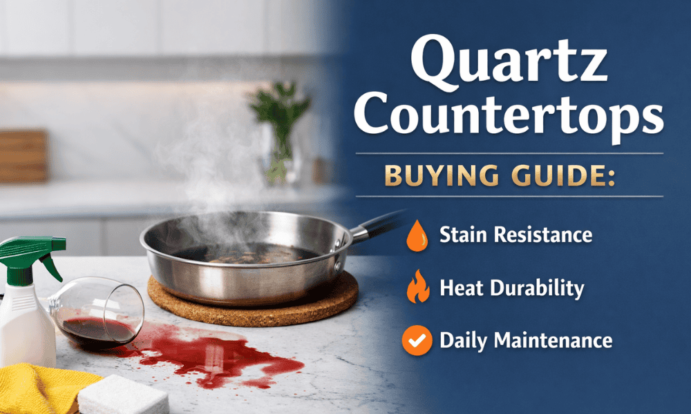 석영 카운터 탑