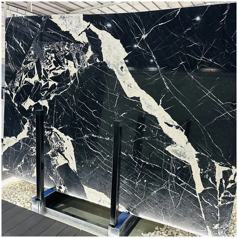 Black-White-Flower-Marble-Full-Slabs Black-White-Flower-Marble-Full-Slabs