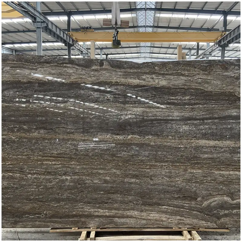 Silver-Gray-Travertine-Slabs Silver-Gray-Travertine-Slabs