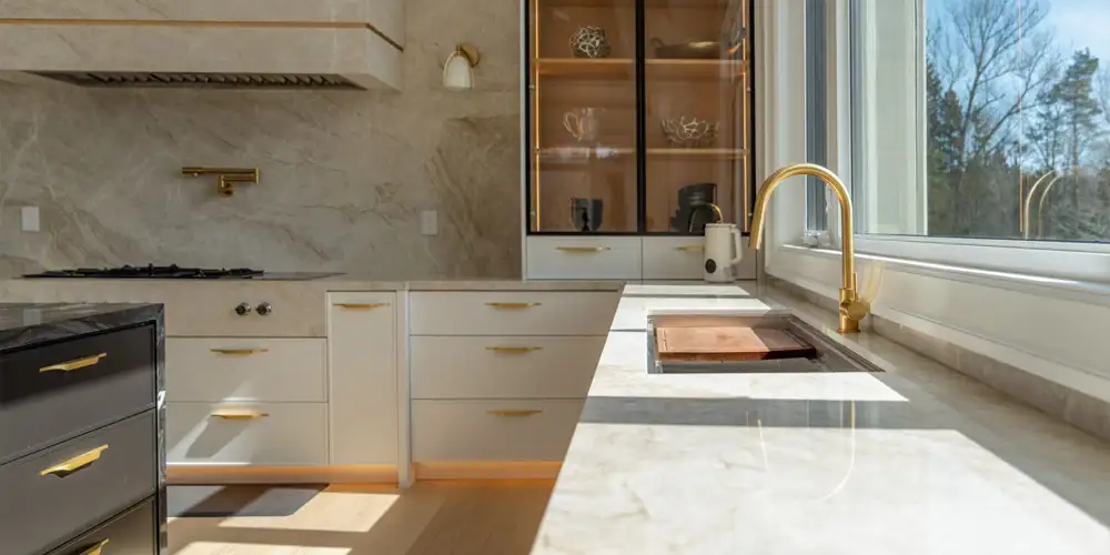 A legnépszerűbb Taj Mahal-kvarcit-villa-konyhatervek az USA-ban