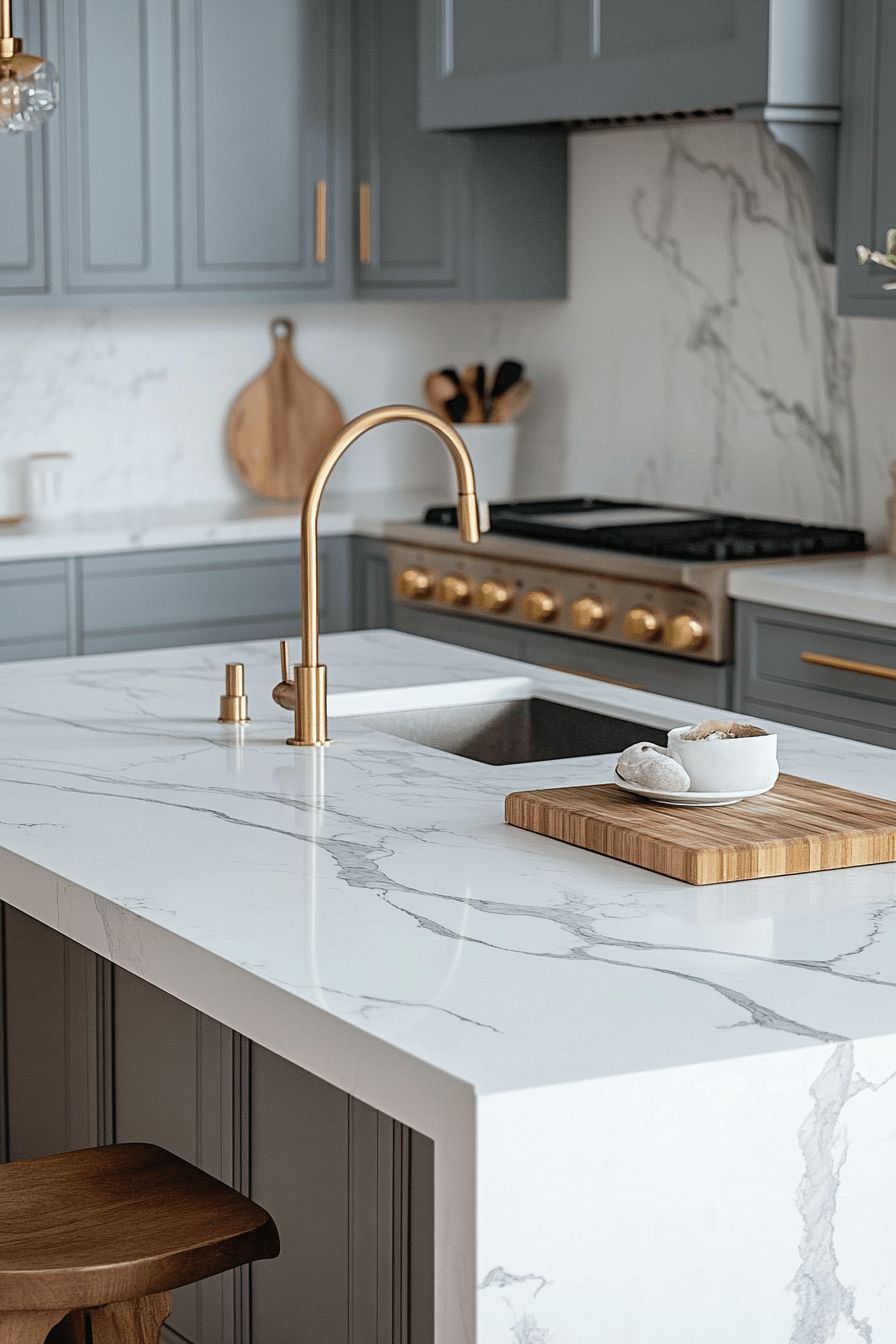 Carrara Marble in Kitchens