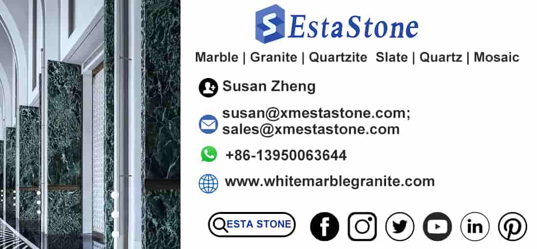 Chinese Leading Natural Marble Tiles Granite Slabs Quartz Countertops and Slate Pavers Factory Esta Stone