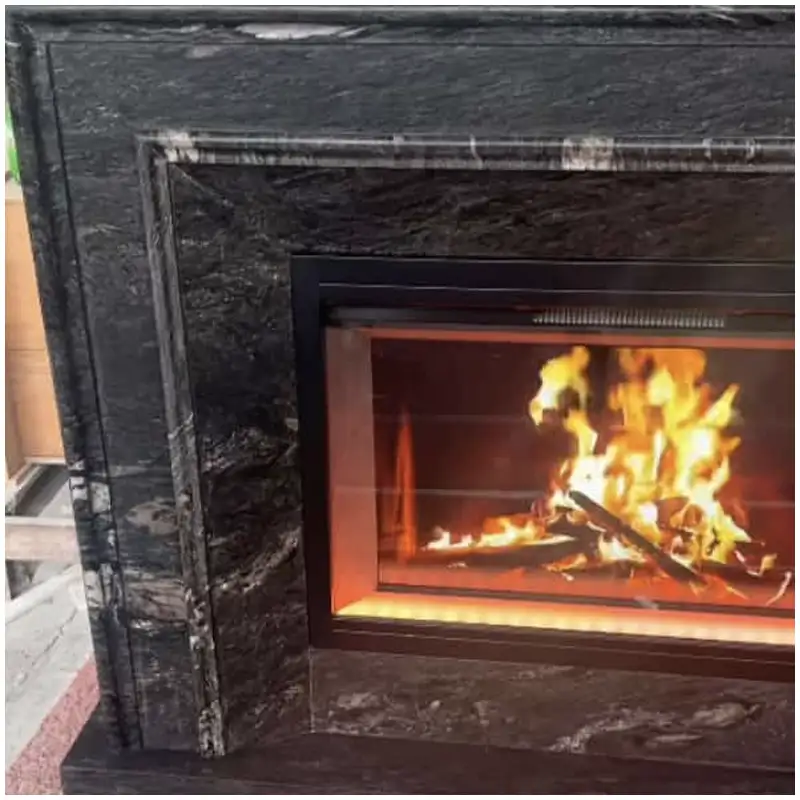 Cosmic-Black-Granite-Leathered-Fireplace-Surround Cosmic-Black-Granite-Leathered-Fireplace-Surround