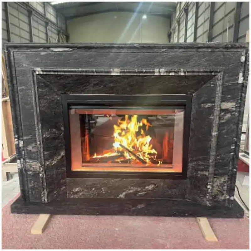 Cosmic-Black-Leathered-Fireplace Cosmic-Black-Leathered-Fireplace