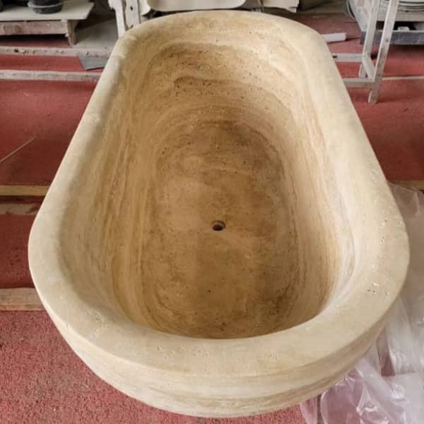 Layer Grain Beige Stone Tub Layer Grain Beige Stone Tub