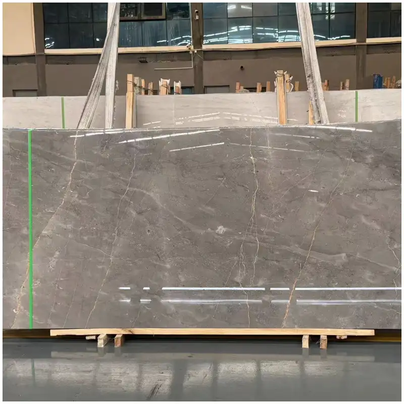 Laurent Gold Grey Marble