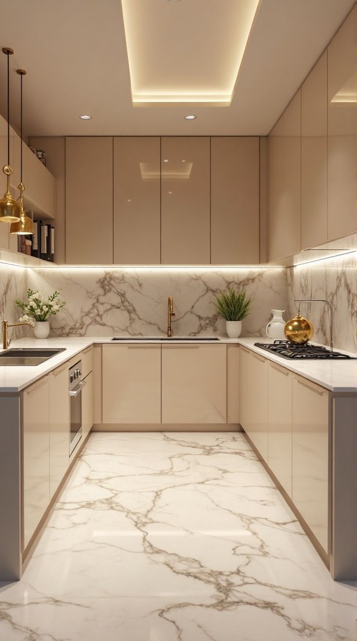 marble tiles for kitchen