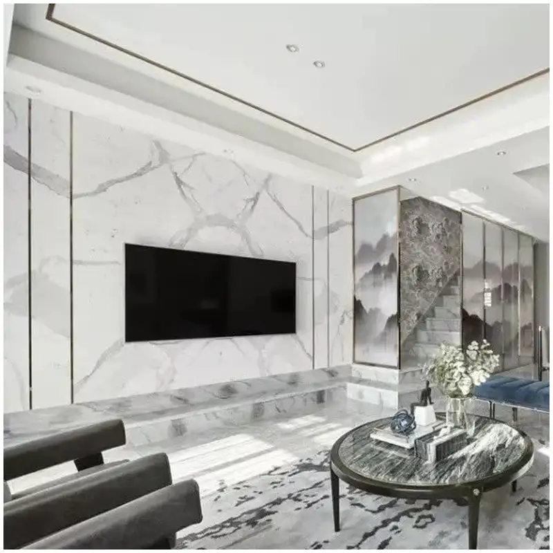 Calacatta-Marble-Feature-Wall-Designs-in-Luxury-Mansions Calacatta-Marble-Feature-Wall-Designs-in-Luxury-Mansions