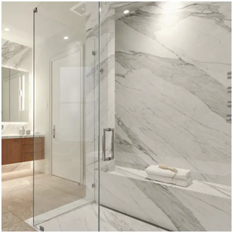 Calacatta-White-Marble-Bathroom-Feature-Wall-Designs Calacatta-White-Marble-Bathroom-Feature-Wall-Designs