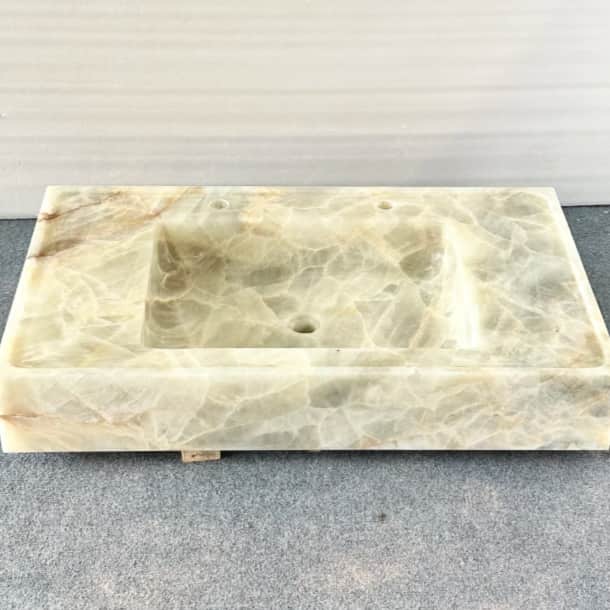 Custom One Piece Marble Hand Wash Sink Custom One Piece Marble Hand Wash Sink