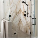 Calacatta Gold Shower Walls for Hotel, Villa, and Premium Bathroom Projects