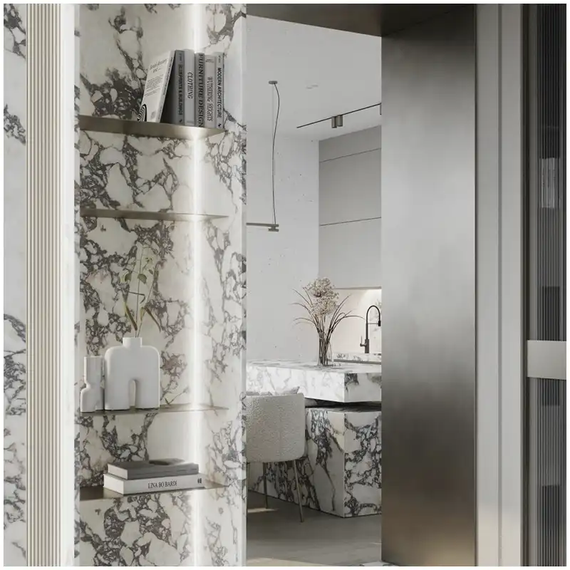 How to Clean White Marble Bathrooms without Turning a Stain into Etching