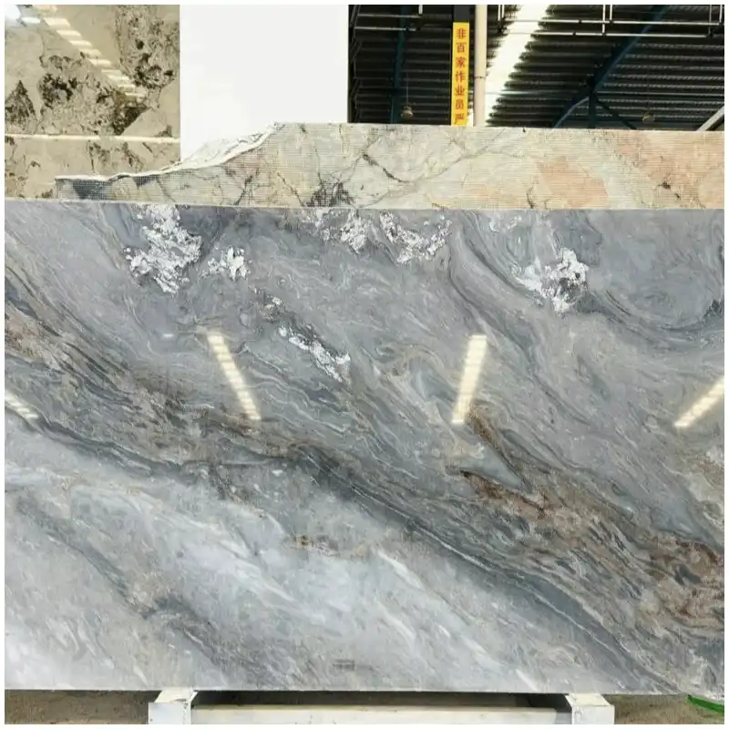 Palissandro Blue Marble Polished Slabs Palissandro Blue Marble Polished Slabs