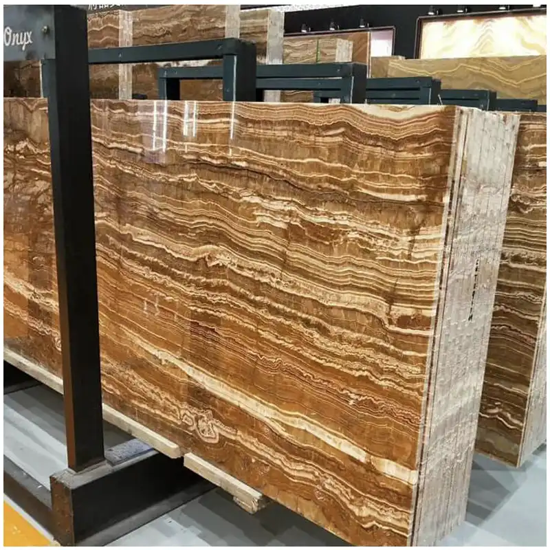 Tiger Brown Onyx Polished Slabs Tiger Brown Onyx Polished Slabs