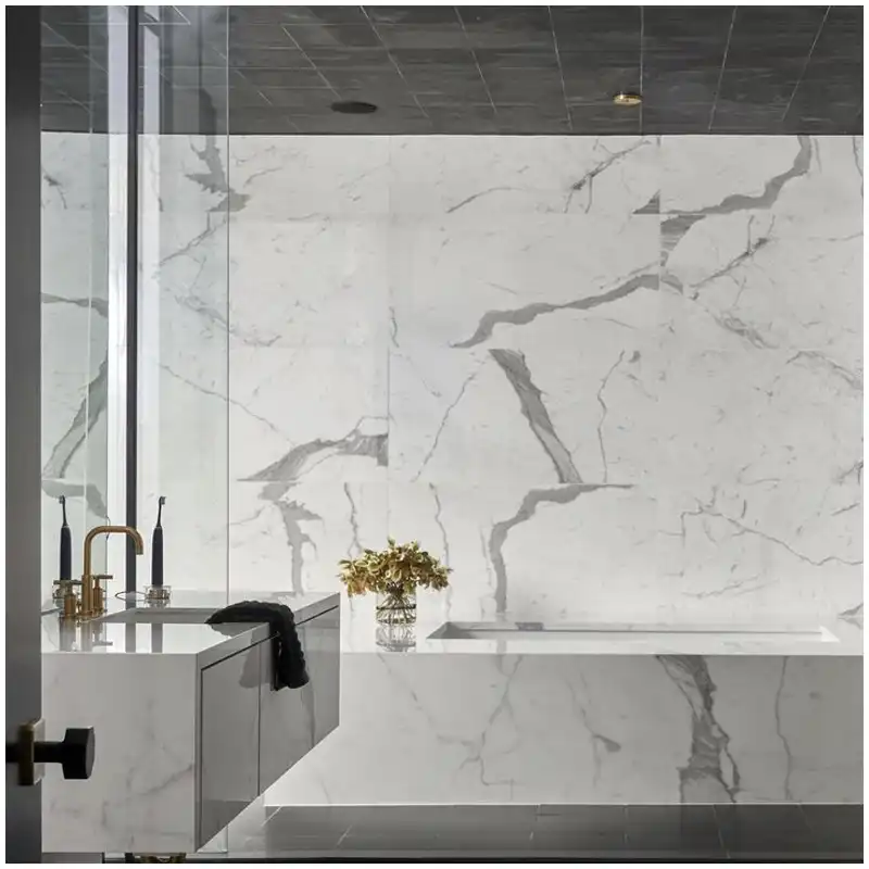 White Marble Grout Haze or Etching? Identify the Surface before Cleaning White Marble Grout Haze or Etching? Identify the Surface before Cleaning