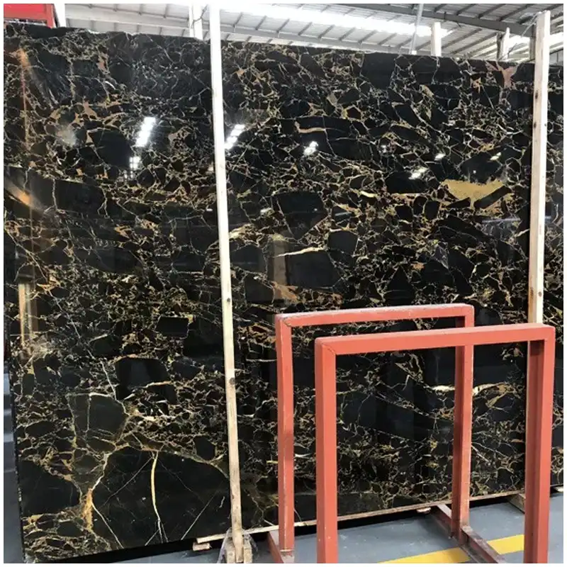 Athens Portoro Black Marble Slab Athens Portoro Black Marble Slab