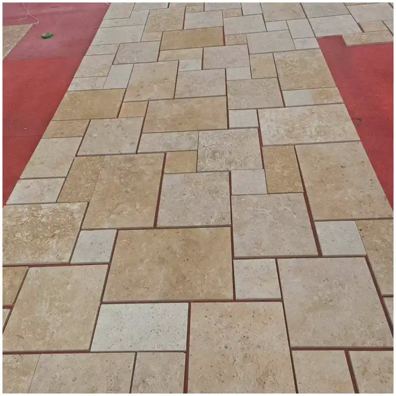 French Brown Sand Limestone Outdoor Tiles French Brown Sand Limestone Outdoor Tiles