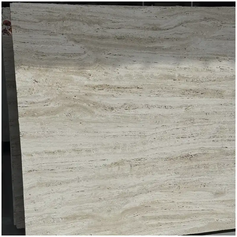 Italy Super White Travertine Honed Slab Italy Super White Travertine Honed Slab