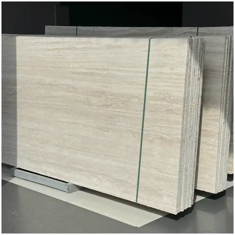 Italy Super White Travertine Honed Slabs Italy Super White Travertine Honed Slabs