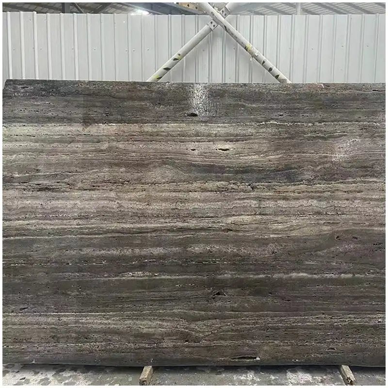 Silver Travertine Honed Slabs Silver Travertine Honed Slabs