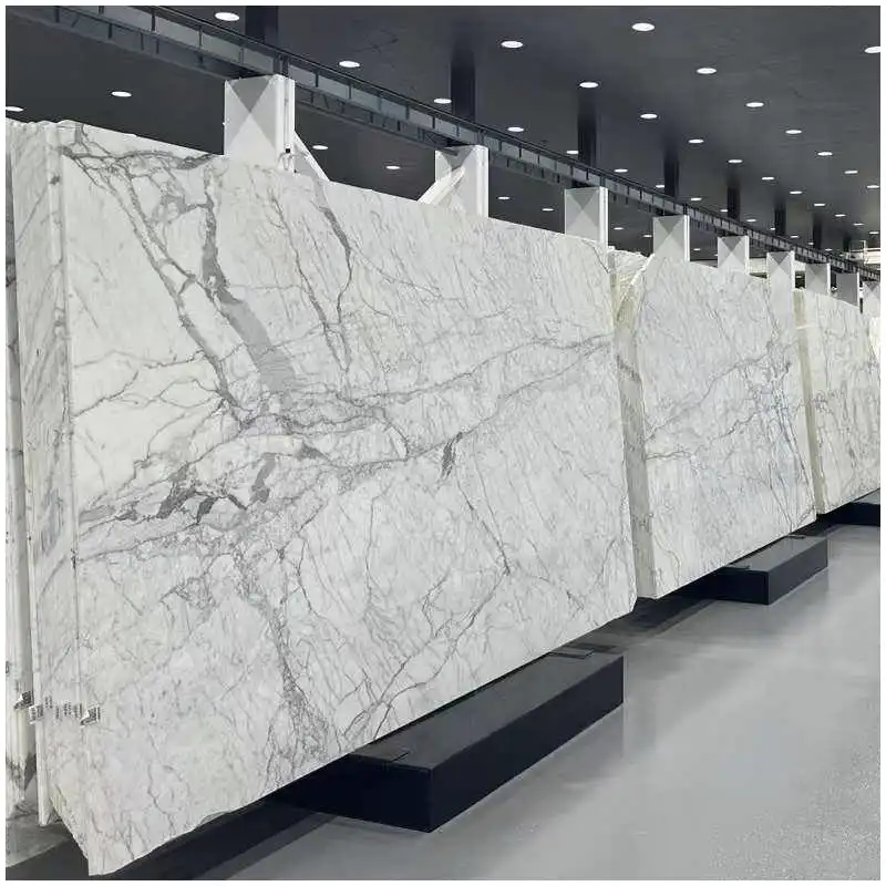 Statuario Bianco Marble Polished Slab