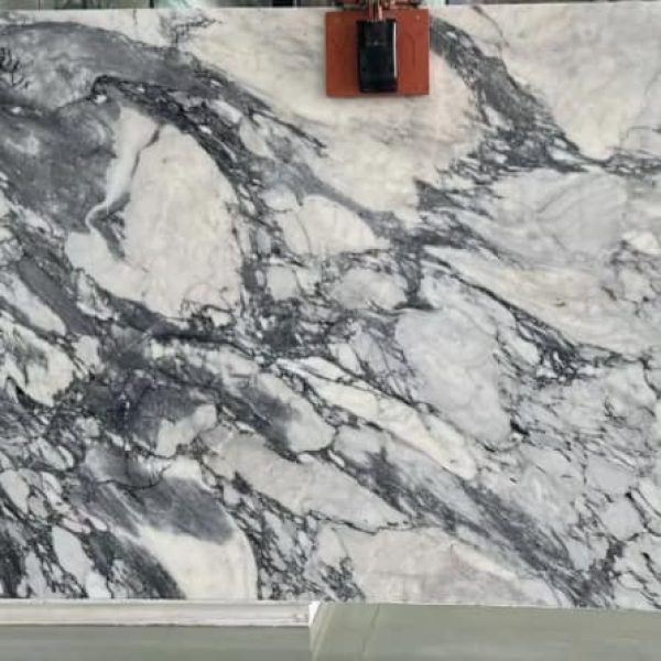 Winter River Snow Marble Slabs