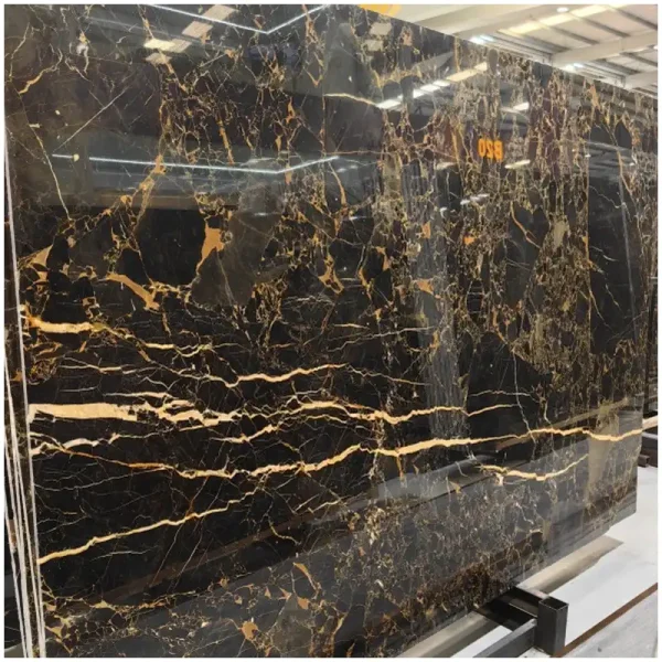 Black Portoro Marble Slabs